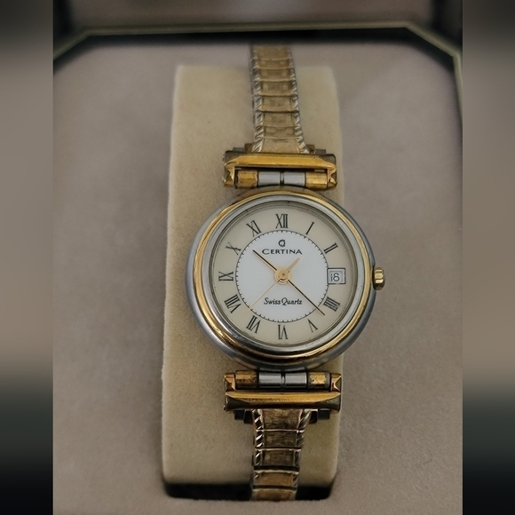 All Stainless steel Vintage Certina newport womens watch. - Picture 2 of 7